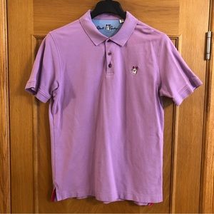Robert Graham Devil Logo Embroidered Classic Fit Polo Shirt Size XL